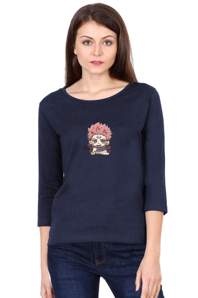 Women's Sukuna Round Neck Full Sleeve
