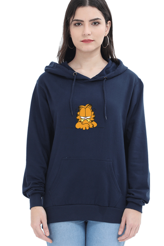 Women's Graphic Printed Hooded Sweatshirt