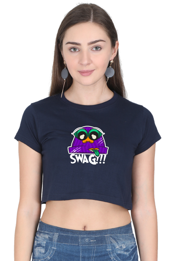 Women's Graphic Printed Crop Top