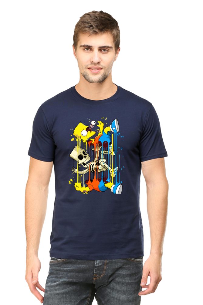 Men's The Simpsons Half Sleeve T-shirt
