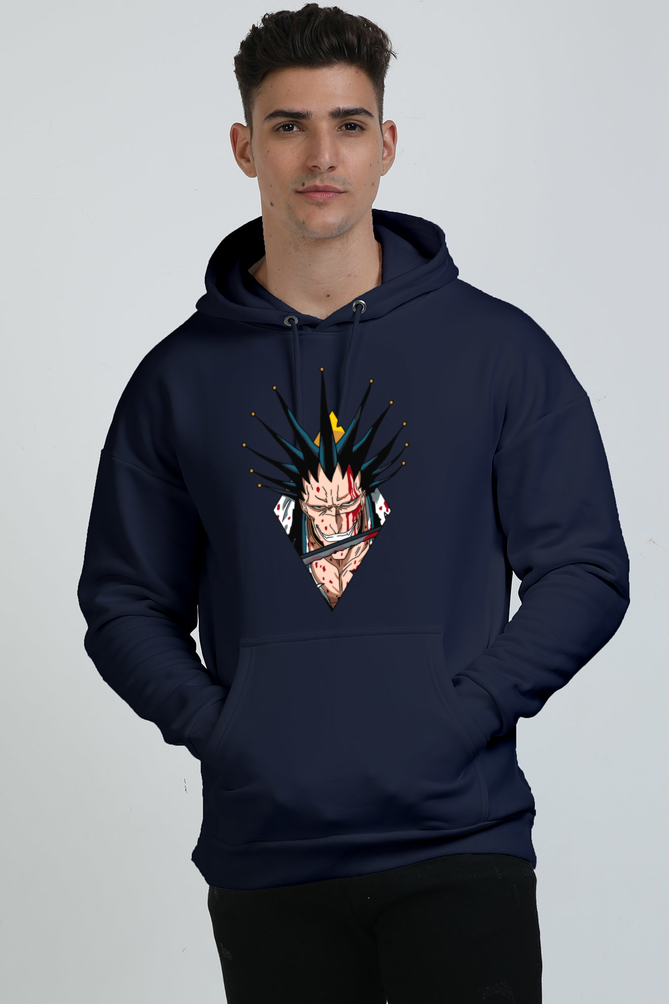 Unisex Kenpachi Oversized Hooded Sweatshirt