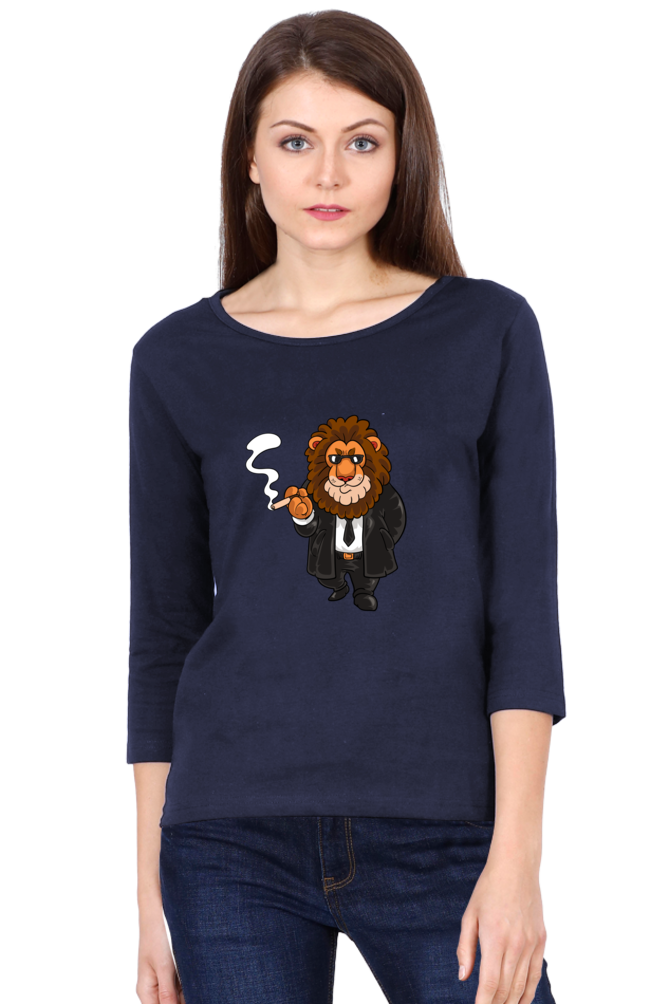 Women's Graphic Print Round Neck Full Sleeve