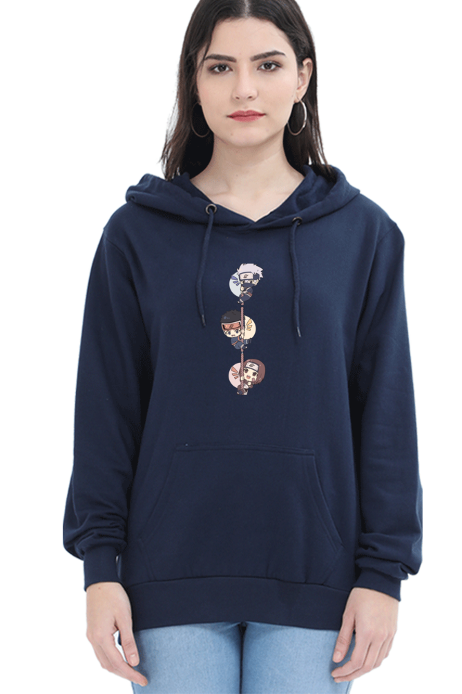 Women's Printed Hooded Sweatshirt