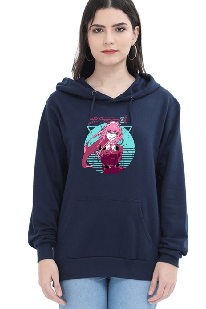 Women's Graphic Printed Hooded Sweatshirt