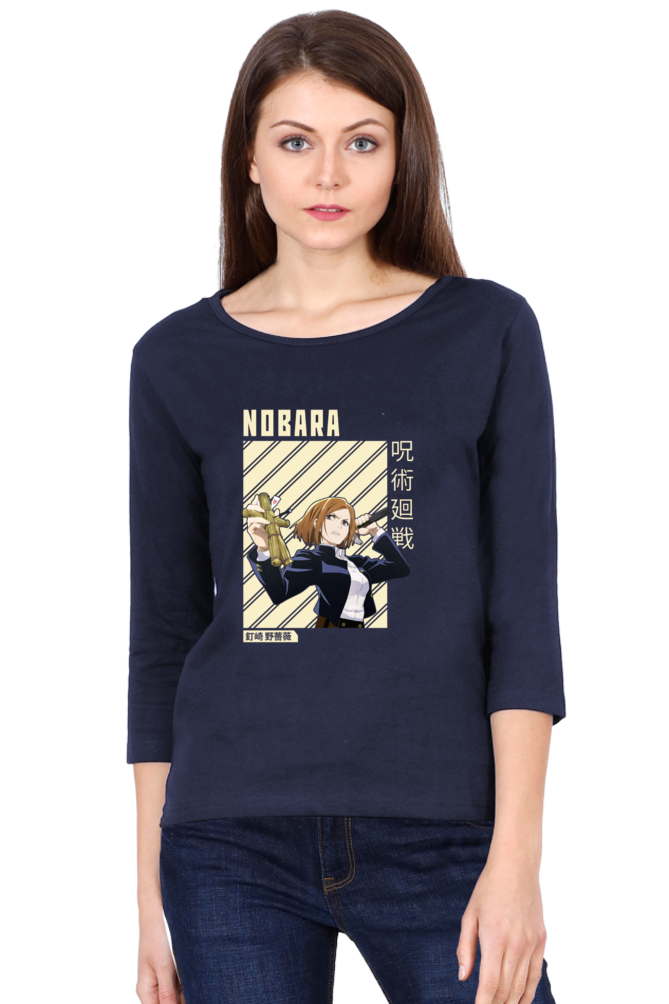 Women's Nobara Print Round Neck Full Sleeve