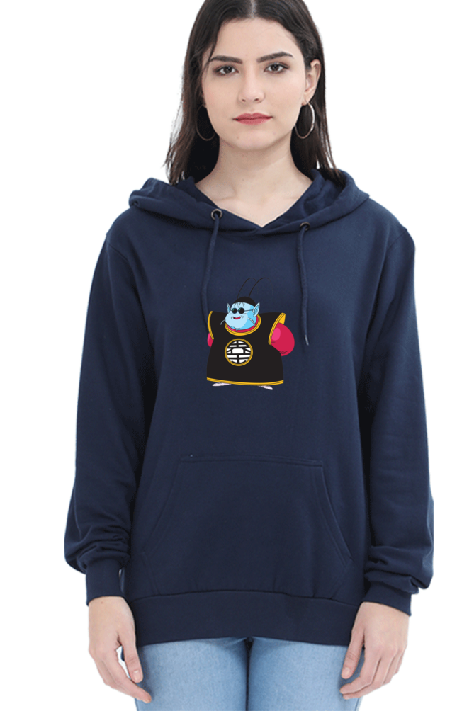Women's Dragon Ball Graphic Printed Hooded Sweatshirt