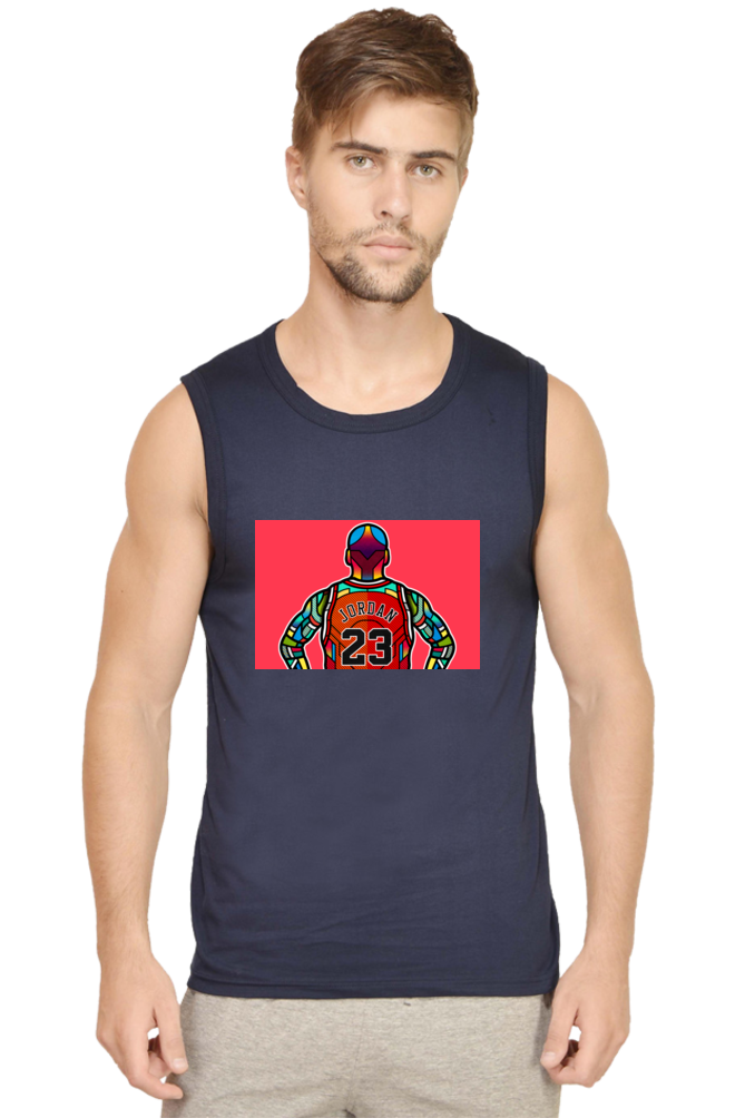 Men's Jordan Graphic Printed Sleeveless Tank Top Gym Vest