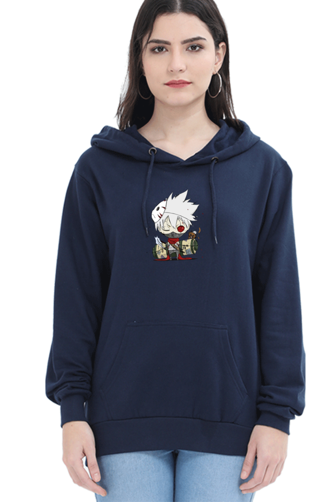 Women's Kakashi Printed Hooded Sweatshirt