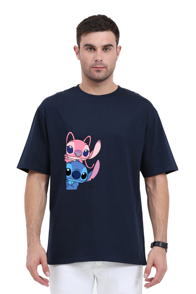 Unisex Printed Oversized T-shirt