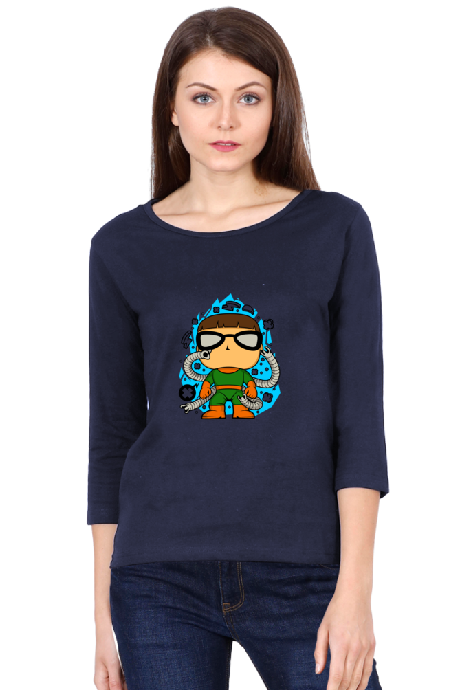 Women's Doctor Octopus Round Neck Full Sleeve