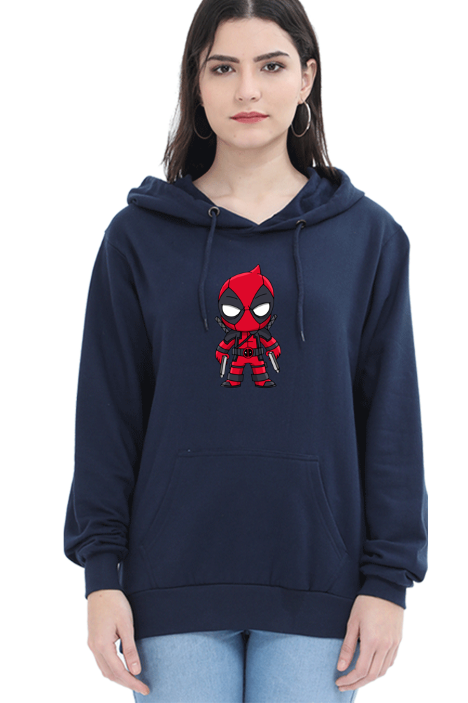 Women's Printed Hooded Sweatshirt