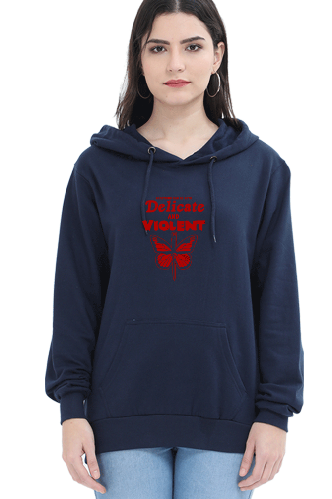 Women's Printed Hooded Sweatshirt