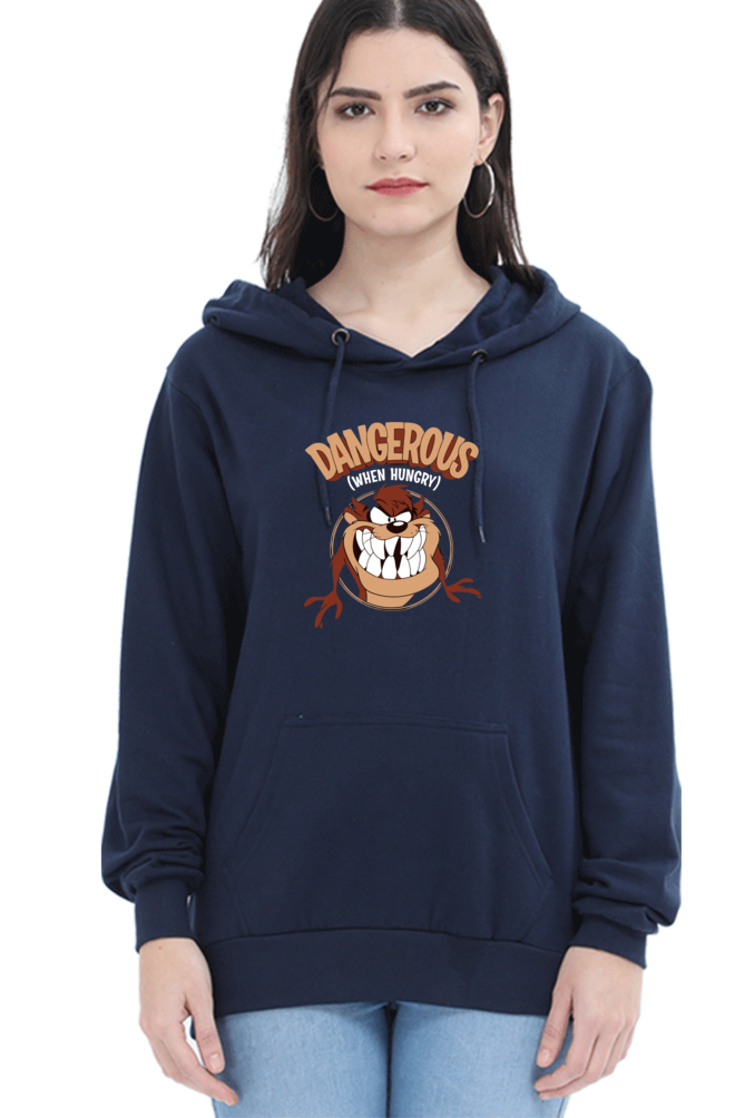Women's Printed Hooded Sweatshirt