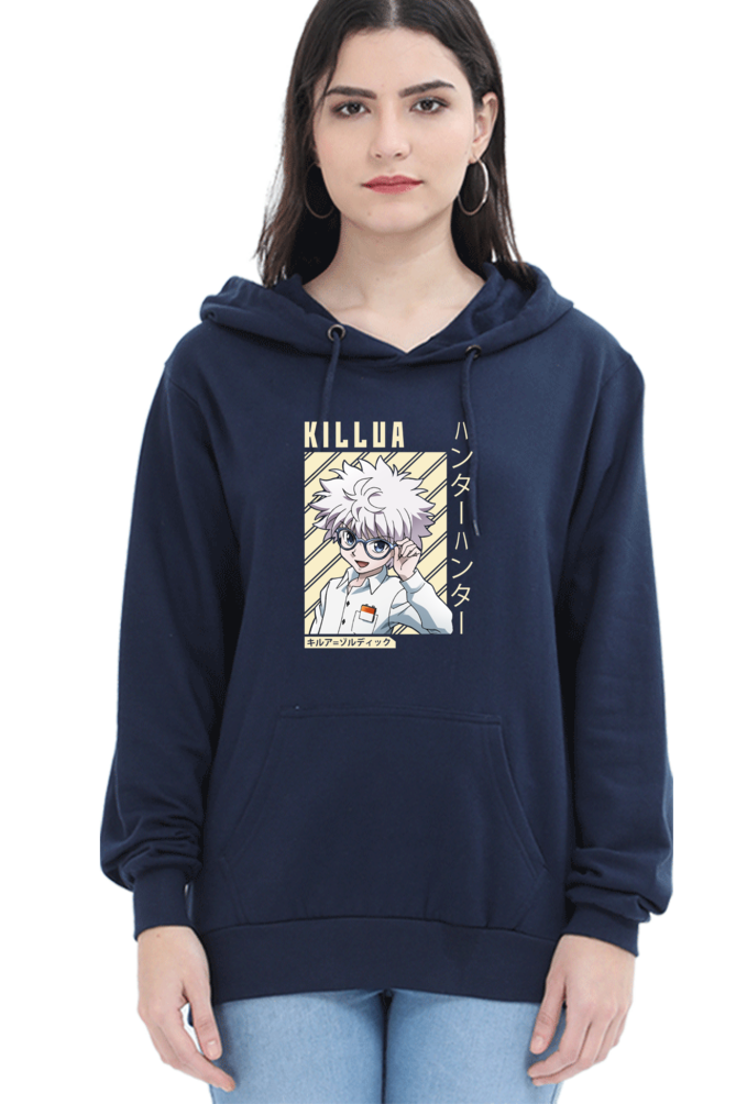 Women's Killua Graphic Printed Hooded Sweatshirt