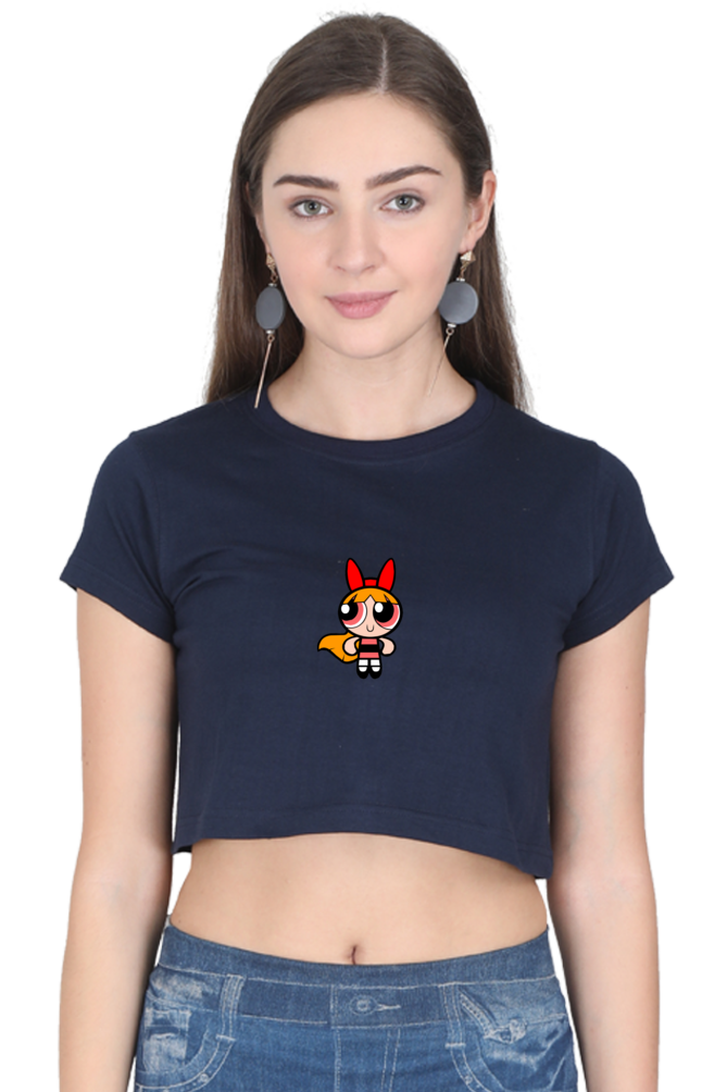 Women's Powerpuff Girls Graphic Crop Top