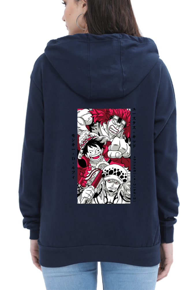 Women's One Piece Graphic Printed Hooded Sweatshirt