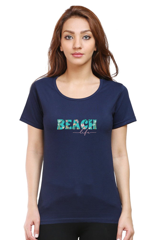 Women's Graphic Print Round Neck Half Sleeve