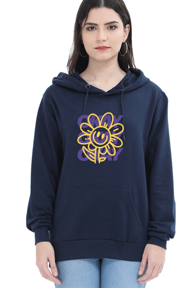 Women's Printed Hooded Sweatshirt