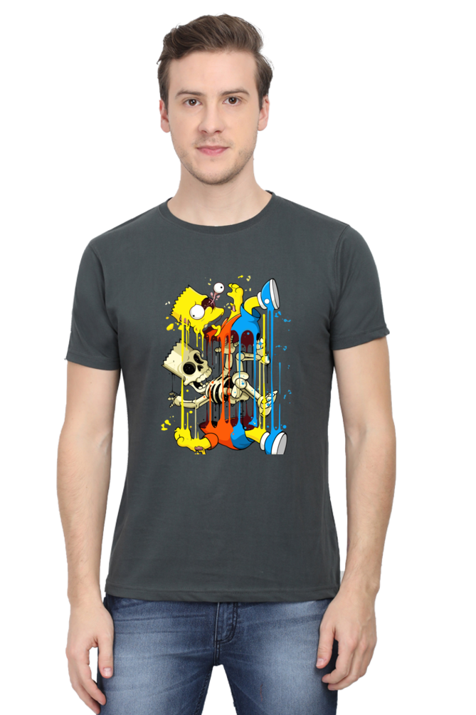 Men's The Simpsons Half Sleeve T-shirt