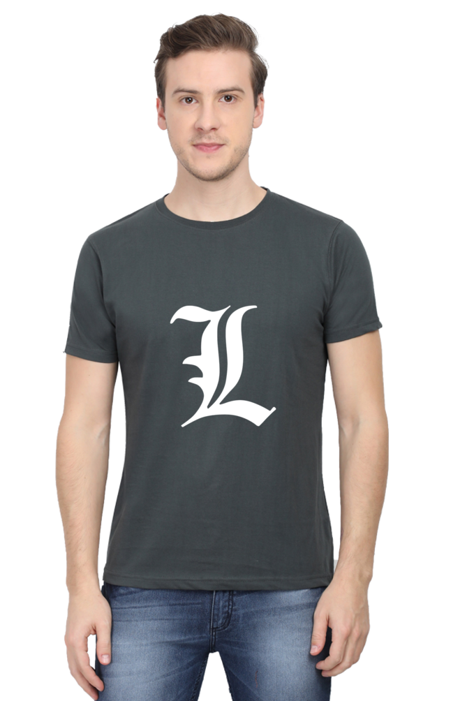 Men's L Death Note Half Sleeve T-shirt