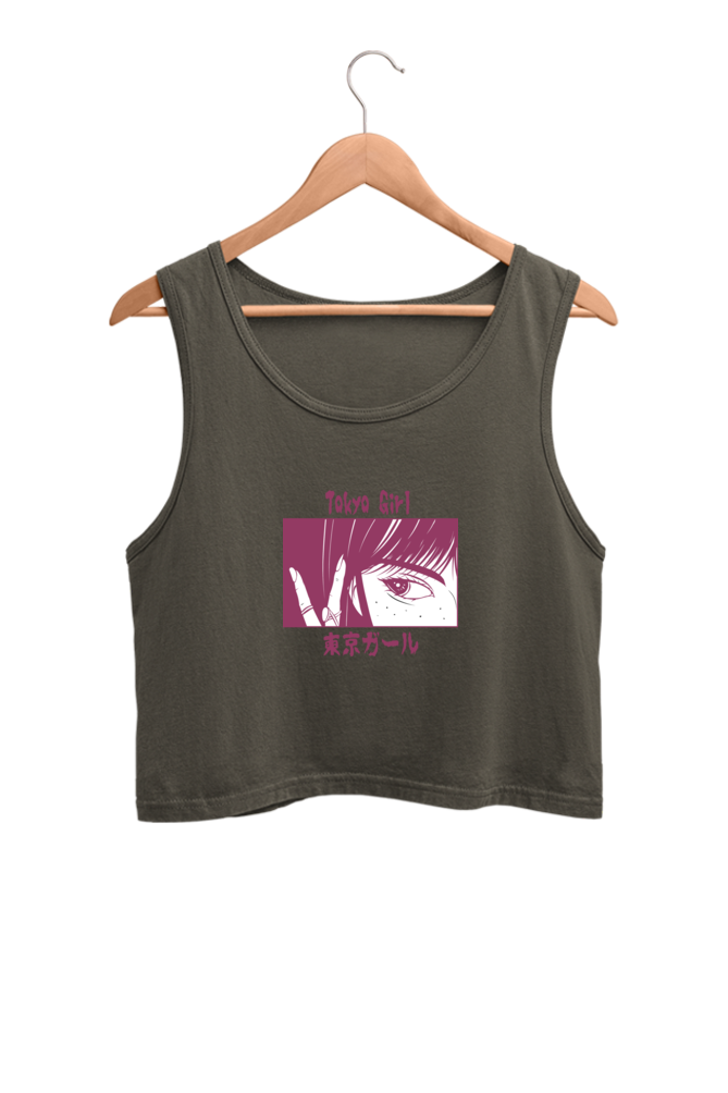 Women'sCed Crop Tank Top