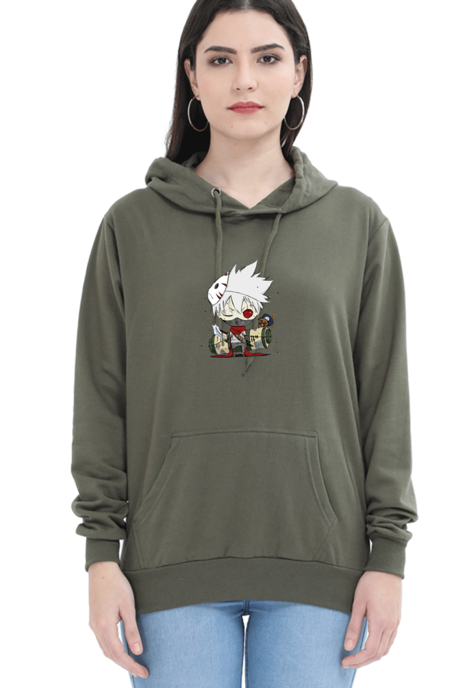 Women's Kakashi Printed Hooded Sweatshirt