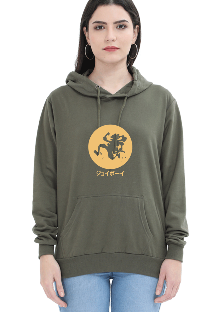 Women's One Piece Printed Hooded Sweatshirt