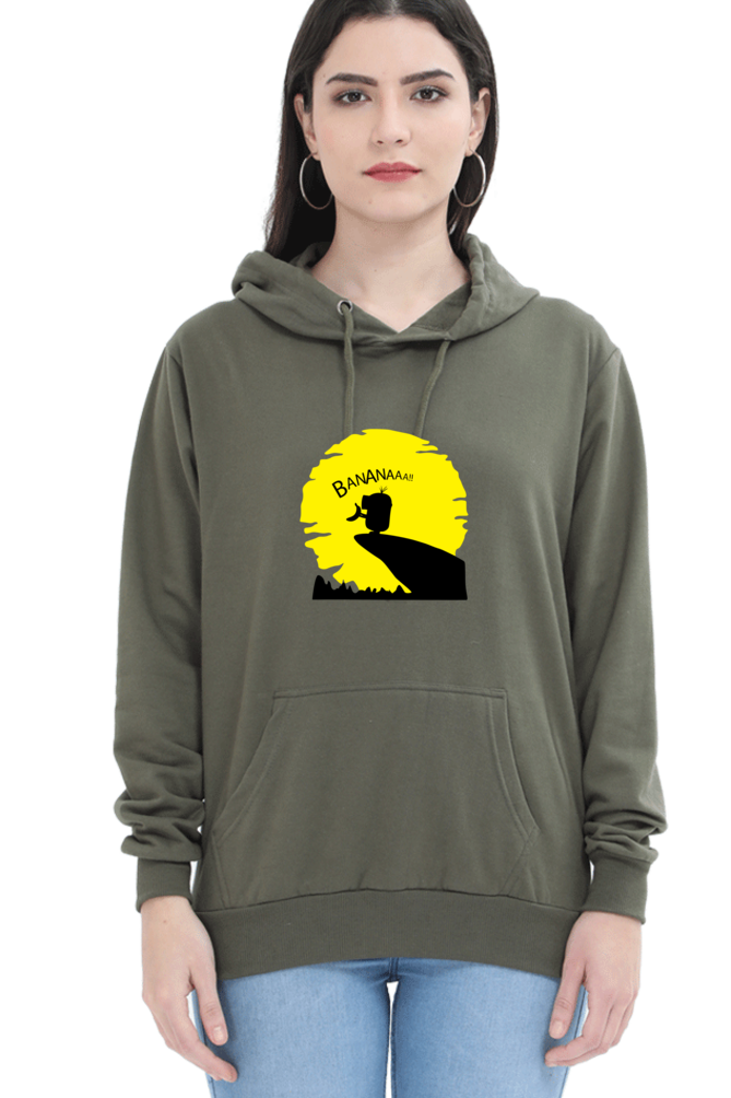Women's Printed Hooded Sweatshirt