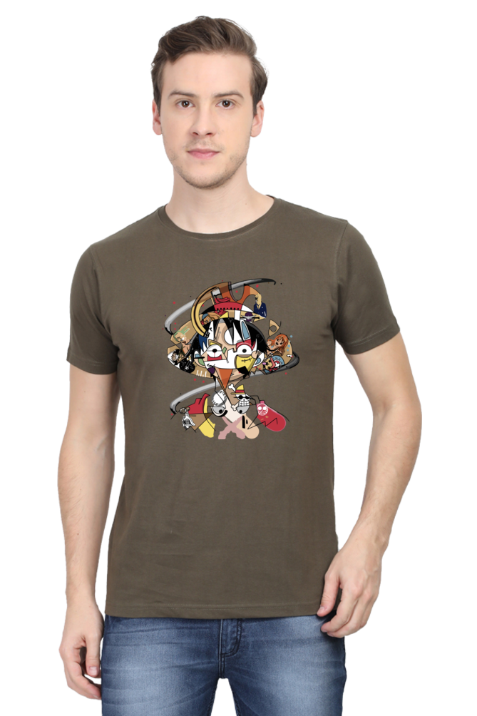 Men's One Piece Half Sleeve T-shirt