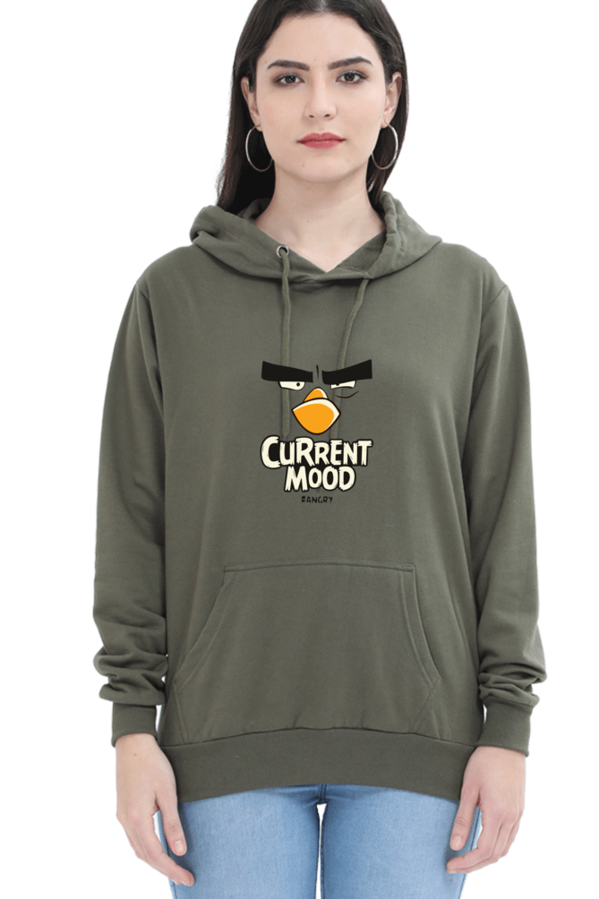 Women's Printed Hooded Sweatshirt
