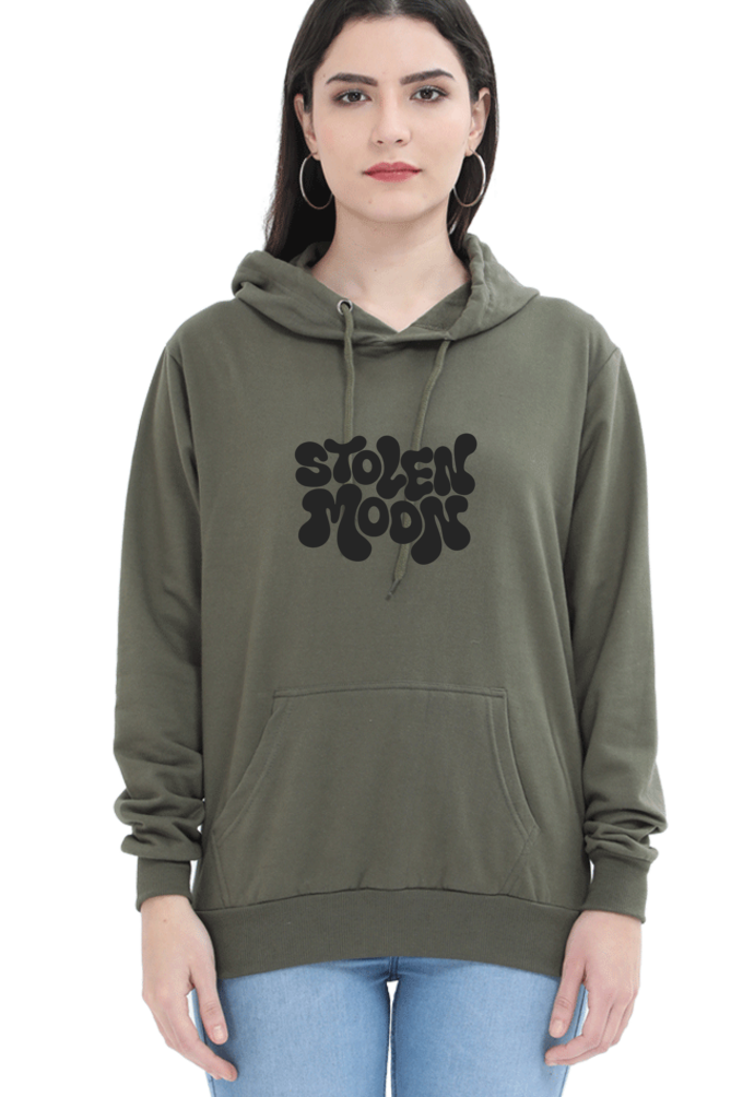 Women's Printed Hooded Sweatshirt
