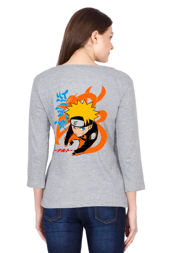 Women's Naruto Round Neck Full Sleeve