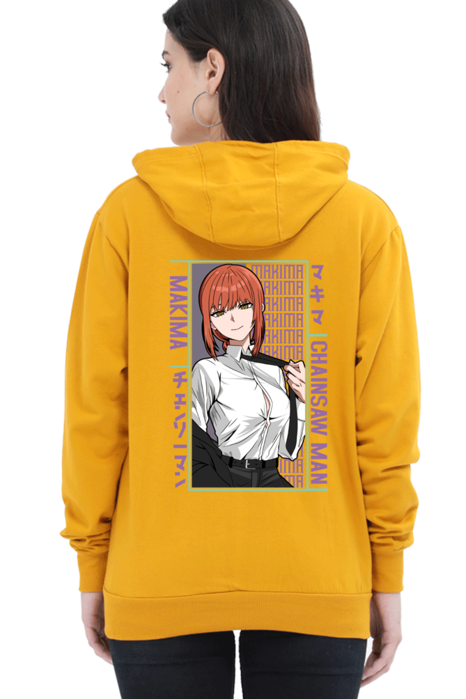 Women's Makima Graphic Printed Hooded Sweatshirt