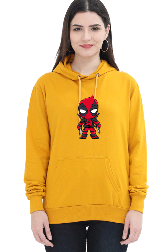 Women's Printed Hooded Sweatshirt