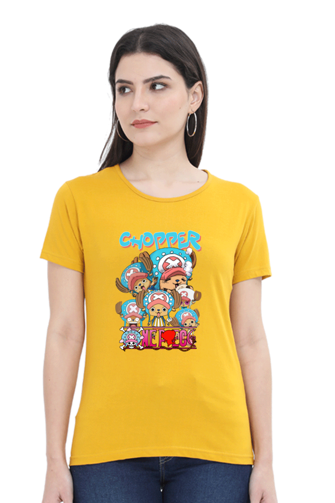 Women's One Piece Round Neck Half Sleeve