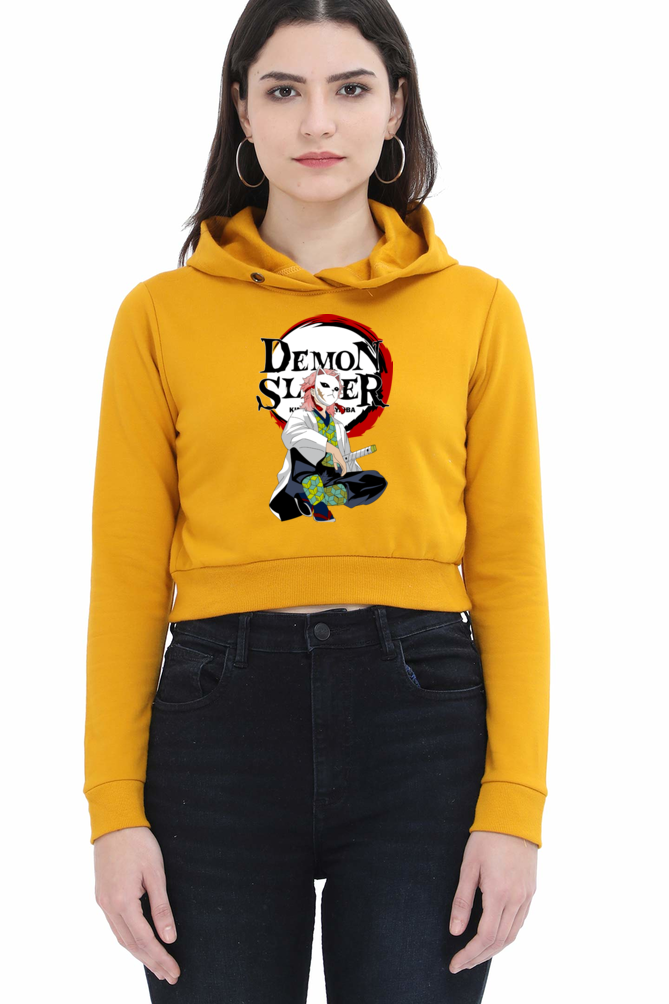 Women's Demon Slayer Crop Hoodies