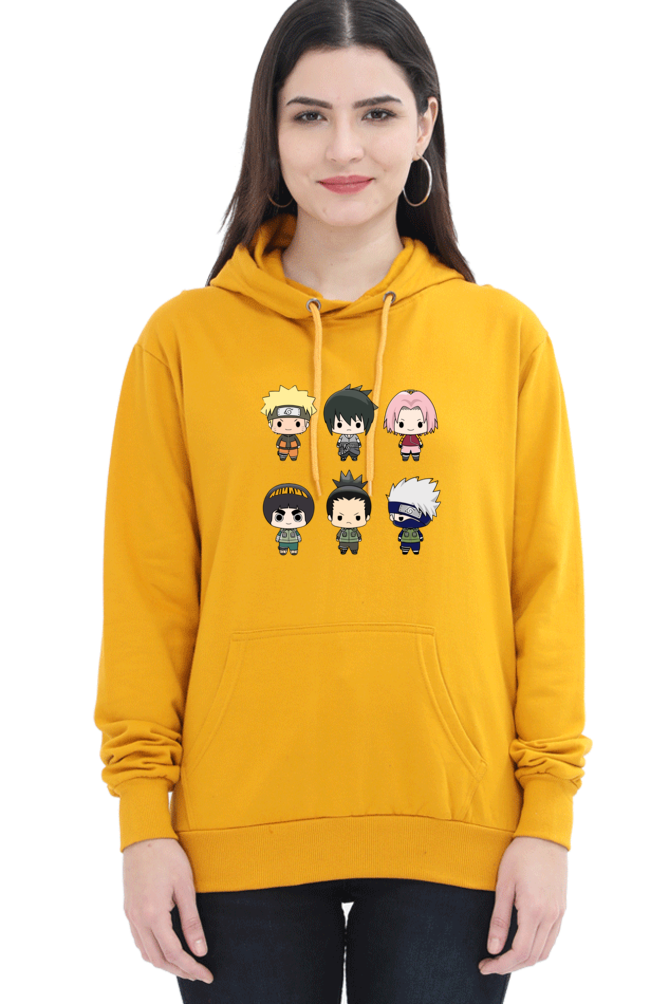 Women's Naruto Printed Hooded Sweatshirt