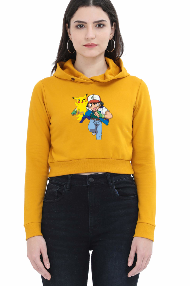 Women's Pokemon Crop Hoodies