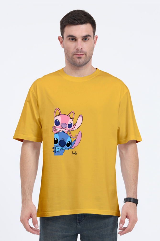 Unisex Printed Oversized T-shirt