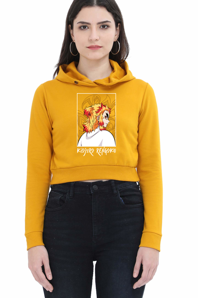 Women's Rengoku Crop Hoodies