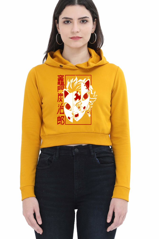 Women's Demon Slayer Crop Hoodies