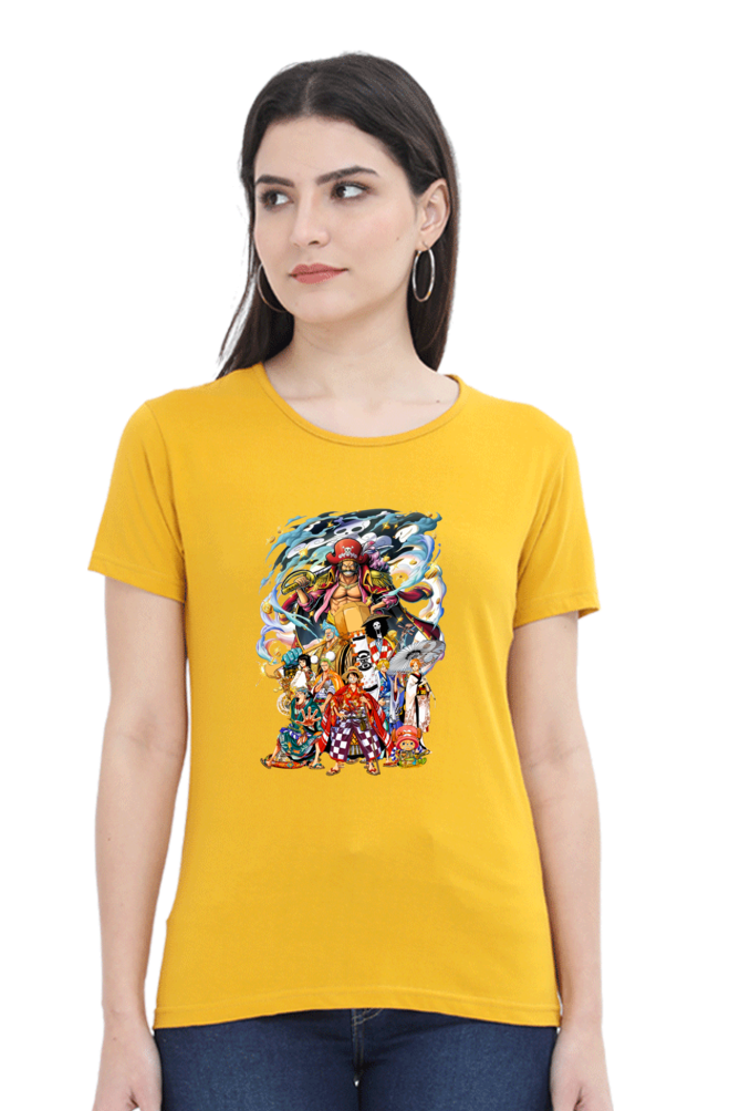 Women's One Piece Round Neck Half Sleeve