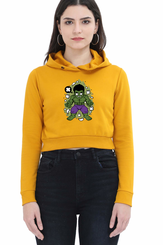 Women's Hulk Crop Hoodies