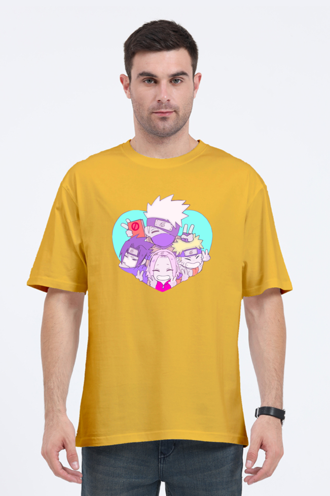 Unisex Team 7 Naruto Oversized T-shirt