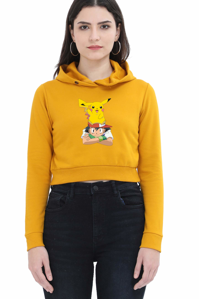 Women's Pokemon Crop Hoodies