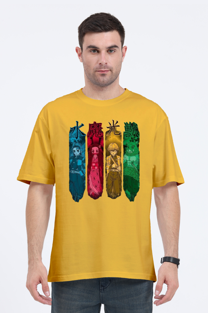Unisex Demon Slayer Oversized T-shirt