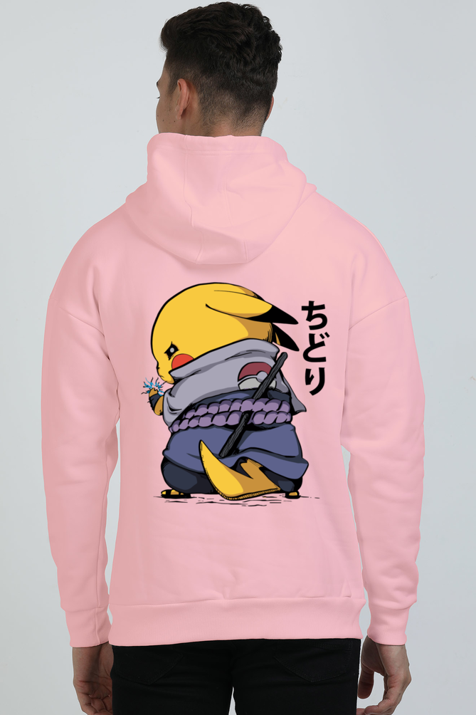 Unisex Pikachu x Naruto Oversized Hooded Sweatshirt