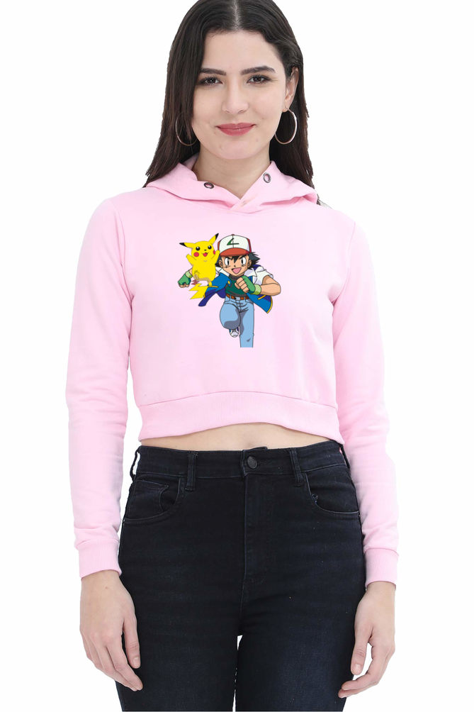 Women's Pokemon Crop Hoodies