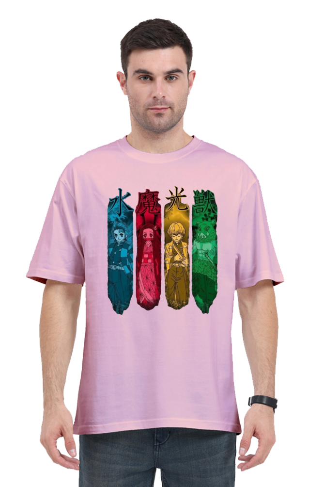 Unisex Demon Slayer Oversized T-shirt