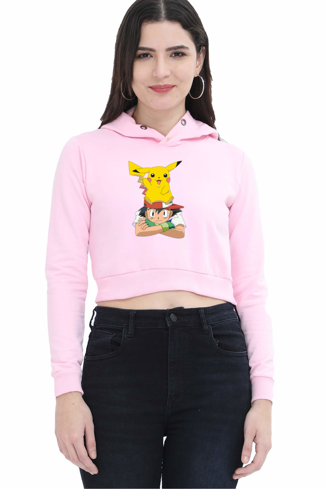 Women's Pokemon Crop Hoodies